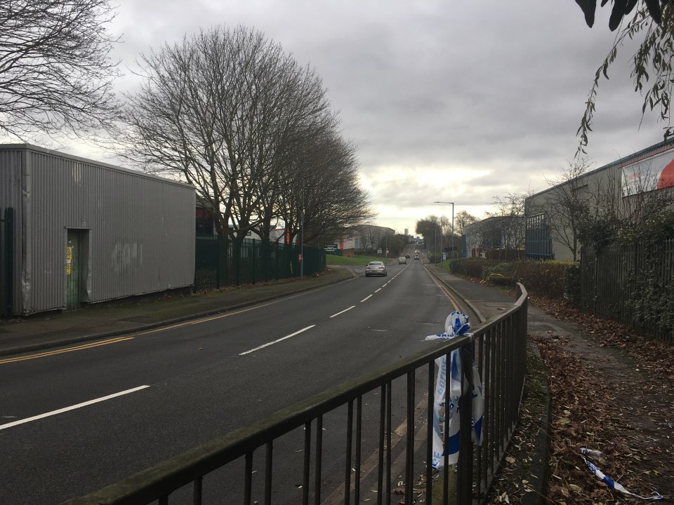 Dartmouth Road in Smethwick, site of a fatal accident involving a stolen Porsche and a Toyota.
