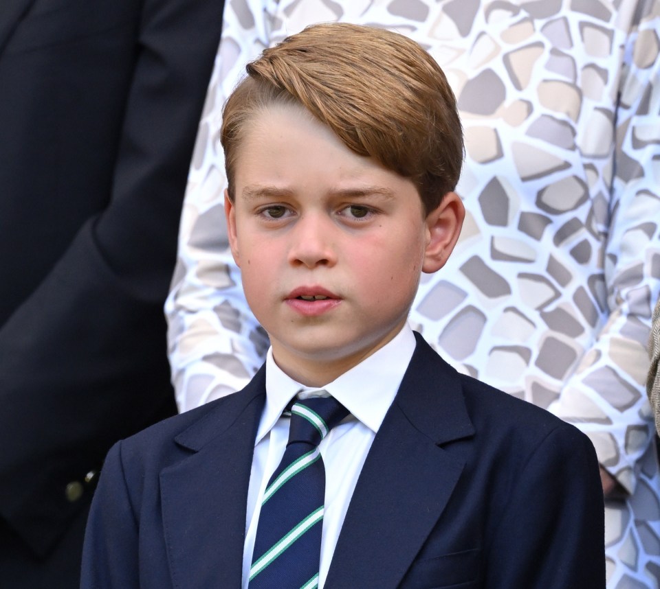 Prince George of Cambridge at Wimbledon.