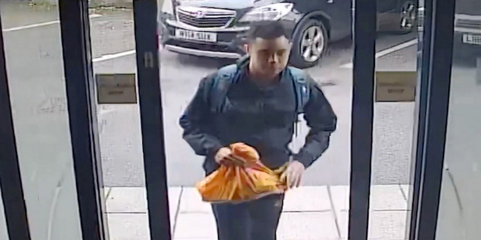 CCTV footage of Nasen Saadi three days before a stabbing.