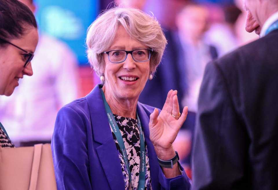 Patricia Hewitt, former Labour cabinet minister, at the Future of Britain conference.