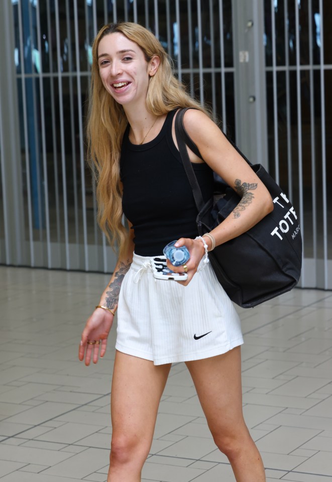 GK Barry leaving Brisbane Airport.