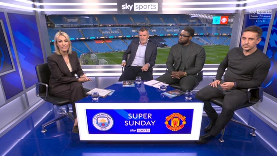Sky Sports' Super Sunday panel discussion.