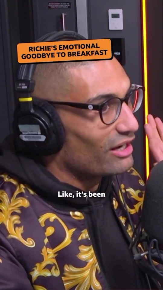 Richie's emotional goodbye to the Radio 2 Breakfast show.