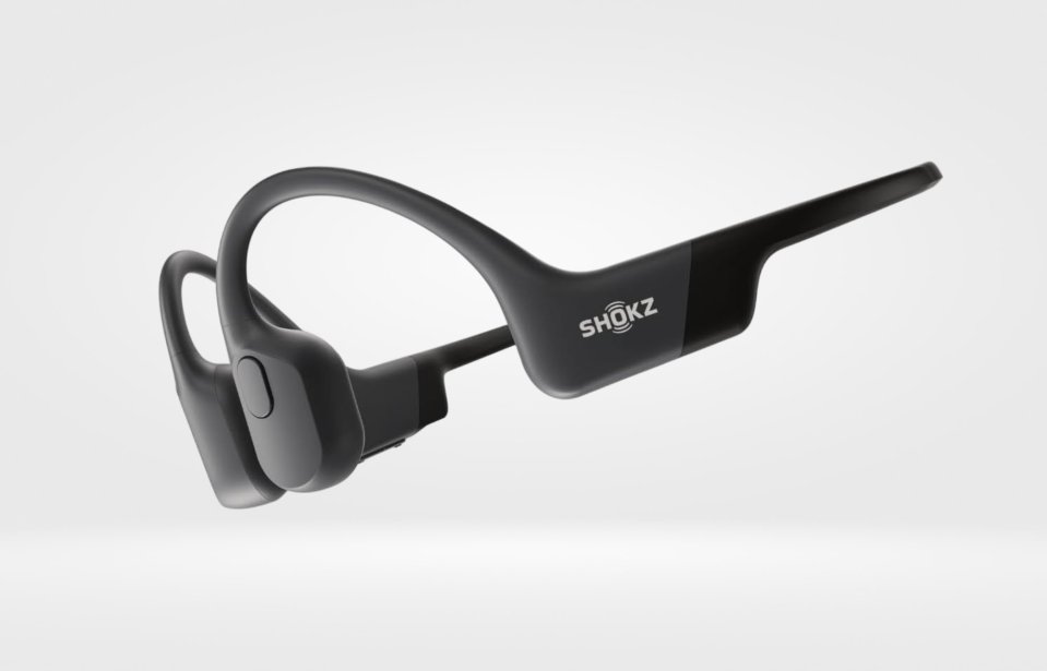 Shokz bone conduction headphones.