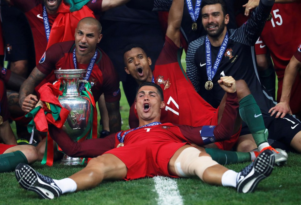 Nani also lifted the Euros in 2016 with his country Portugal