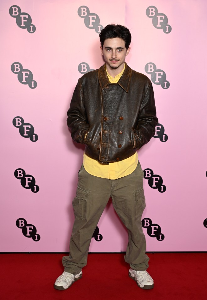 Timothée Chalamet at a Vanity Fair event.