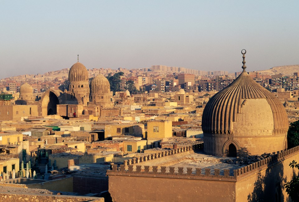 Cairo's City of the Dead, showing the Tombs of the Caliphs.