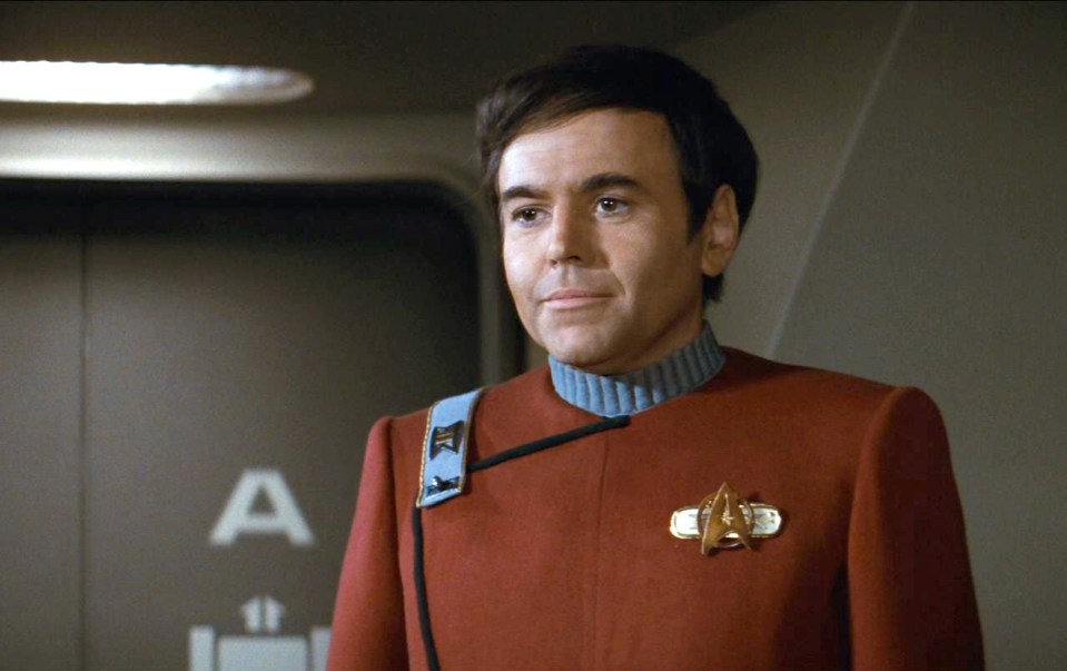 Walter Koenig as Commander Pavel Chekov in Star Trek II: The Wrath of Khan.