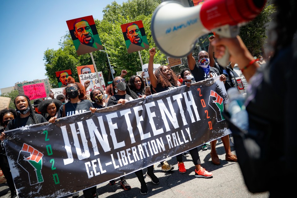 Juneteenth 2020 liberation rally.