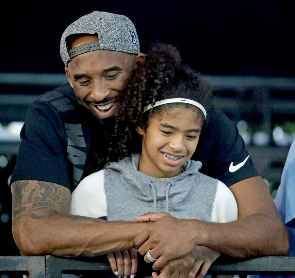 Kobe Bryant and his daughter Gianna.