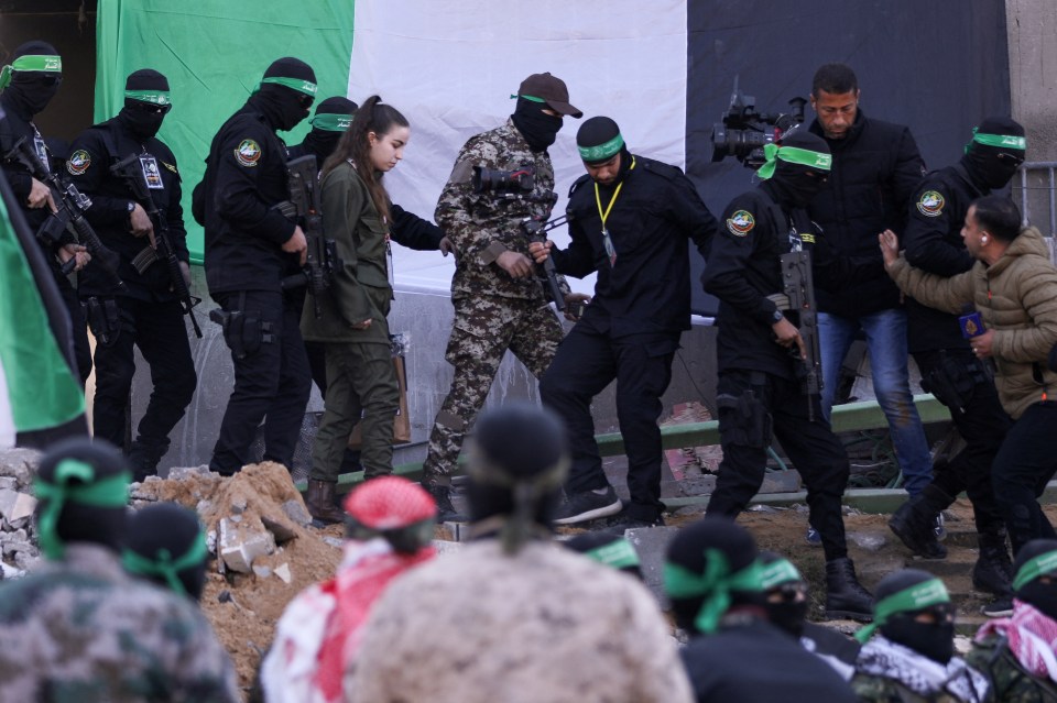 Release of Israeli soldier hostage in Gaza as part of a ceasefire.