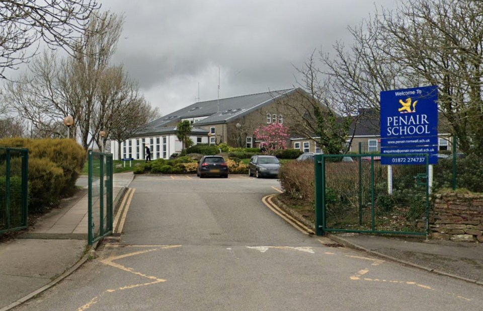 Penair School entrance.