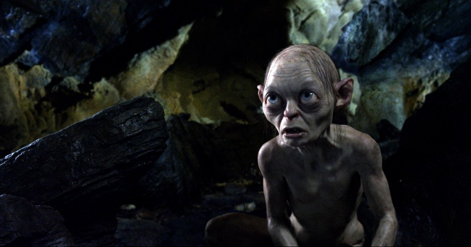 Gollum from The Hobbit: An Unexpected Journey.