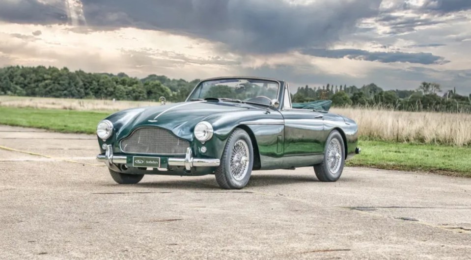 BNPS.co.uk (01202 558833) Pic: RMSotheby's/BNPS Pictured: 1959 Aston Martin DB Mark III Drophead Coupé with an estimate of £415,000. A remarkable single owner collection of 73 supercars is tipped to sell for a staggering £13m. The epic collection includes 36 Porsches, six Aston Martins, six Alfa Romeos, four Ferraris, three Bentleys, three Lamborghinis and two Bugattis. There are also Lancias, Buicks, Citroens, Renaults, BMWs, Maseratis, Shelbys and Jensens.