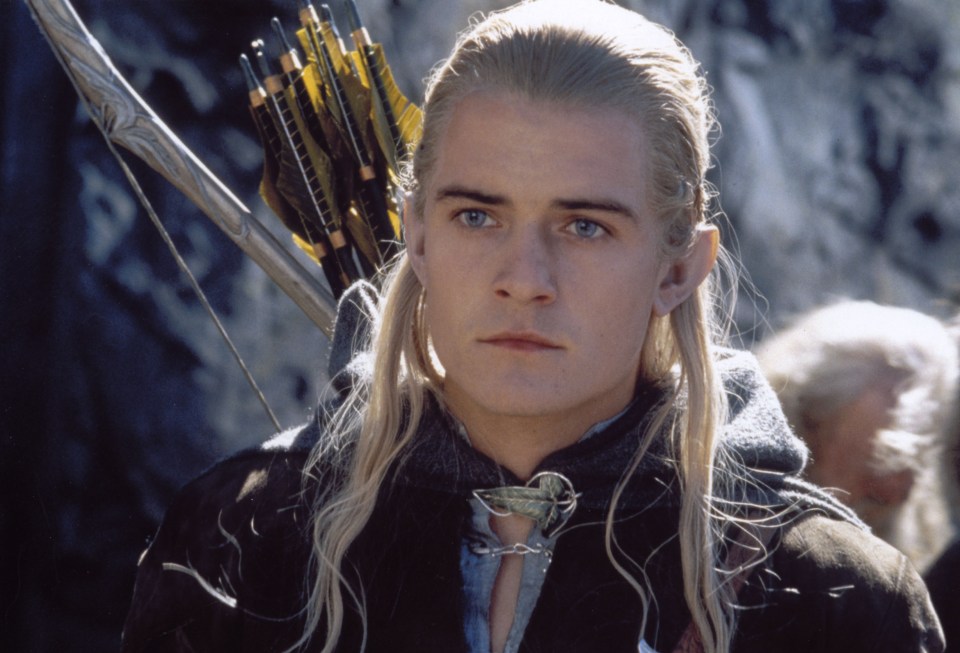 Orlando Bloom as Legolas in The Lord of the Rings: The Return of the King.