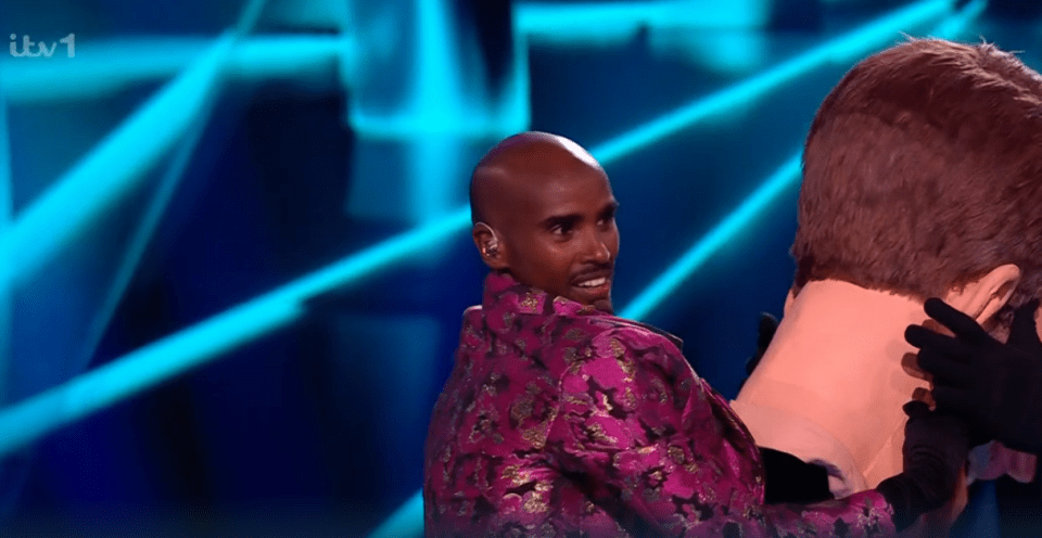 Mo Farah on The Masked Singer.
