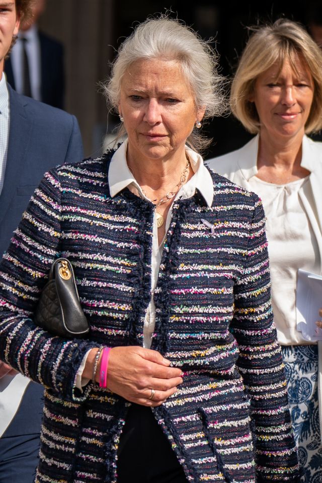 Tiggy Legge-Bourke outside the High Court after the BBC paid her damages for false allegations.