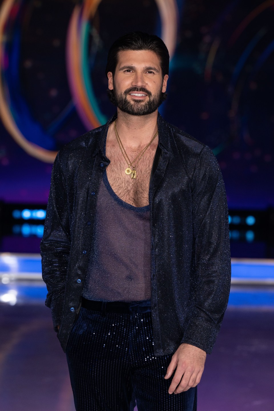 Dan Edgar at the Dancing on Ice photocall.