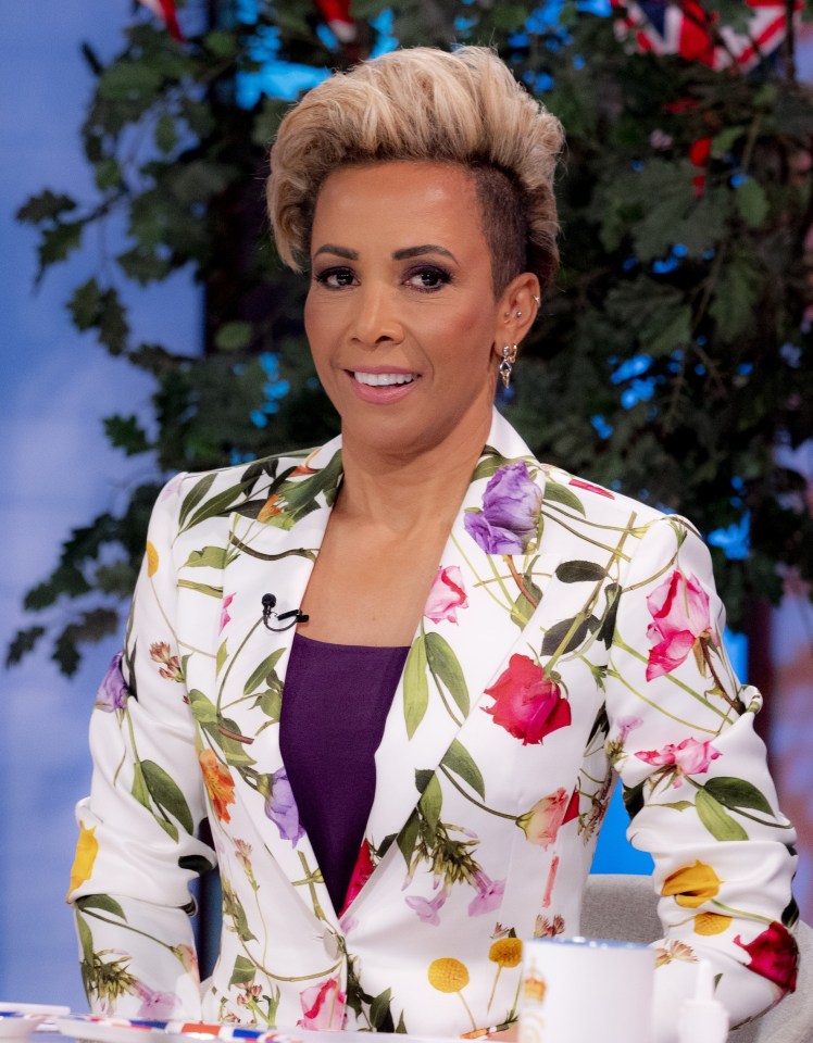Dame Kelly Holmes on the Loose Women TV show.