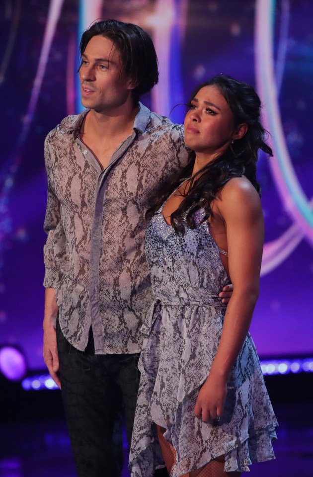 Joey Essex and Vanessa Bauer on Dancing on Ice.