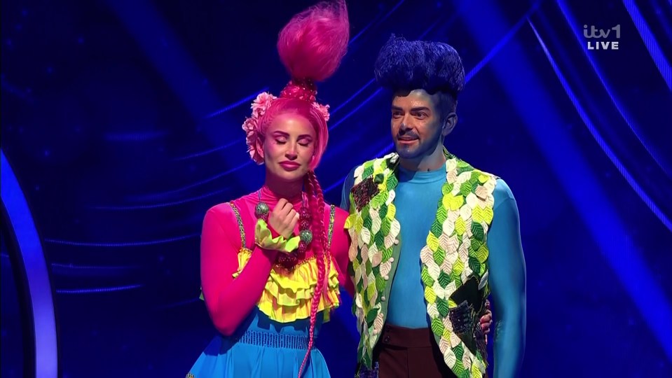 Ferne McCann and Brendyn Hatfield on Dancing on Ice.