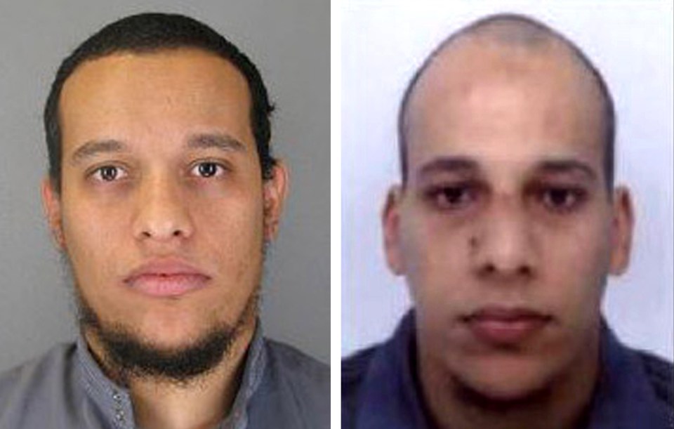 Mugshots of two men.