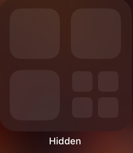 Illustration of hidden app icons.