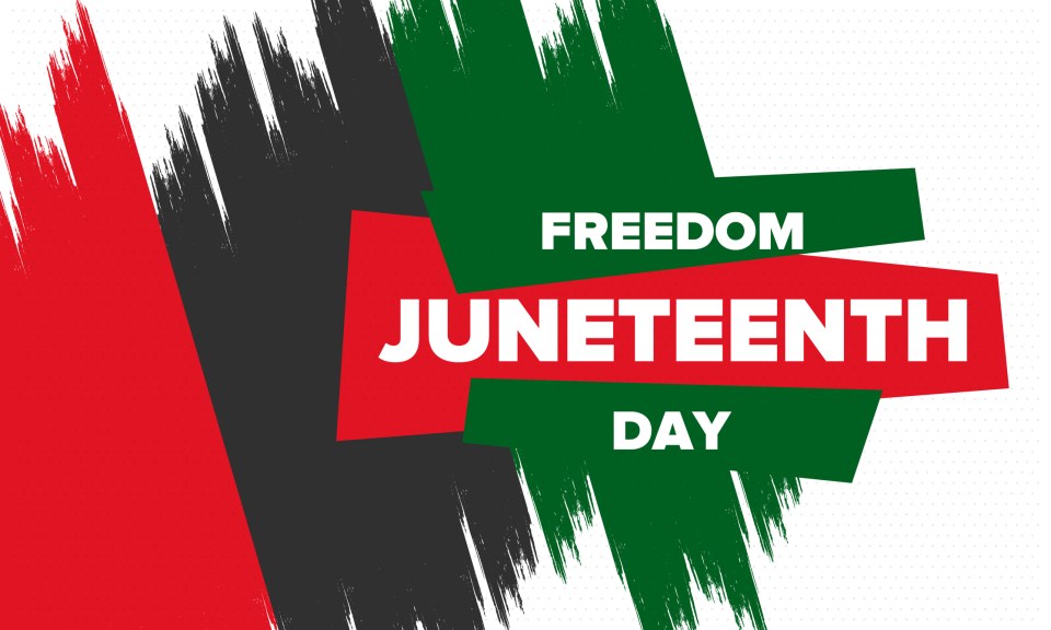 Juneteenth Freedom Day poster.