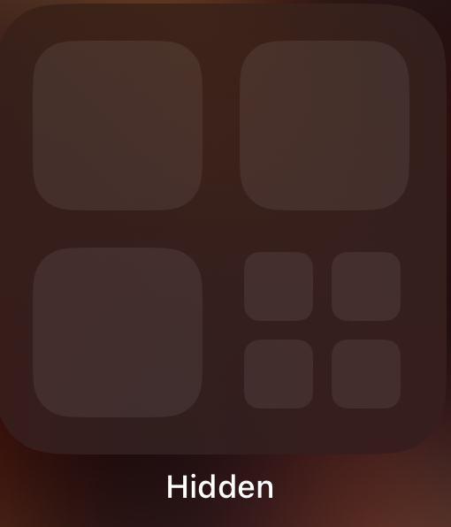 Illustration of hidden app icons.