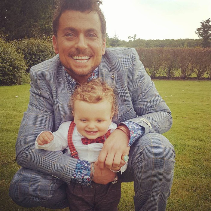 Paul Danan and son DeNiro, , (taken without permission), , http://www.instagram.com/pauldanan/?hl=en
