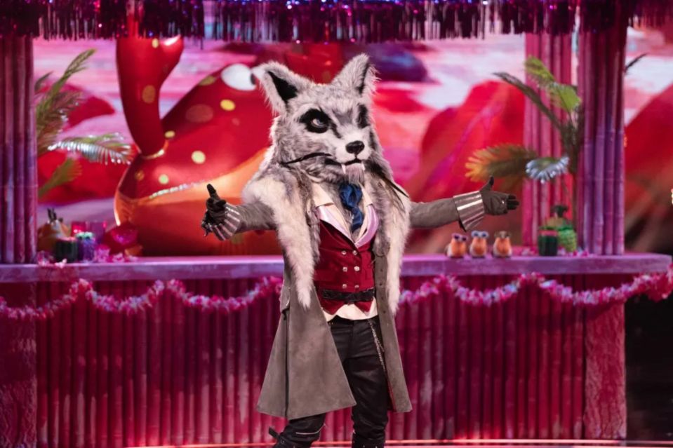 Wolf costume on The Masked Singer.