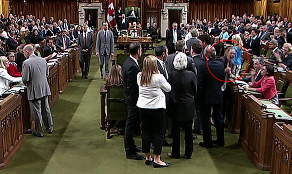 Justin Trudeau accused of misconduct in the House of Commons.
