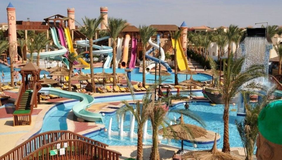 Sea Beach Aqua Park Resort in Sharm El Sheikh, Egypt.