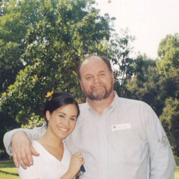 Meghan Markle and her father, Thomas Markle.