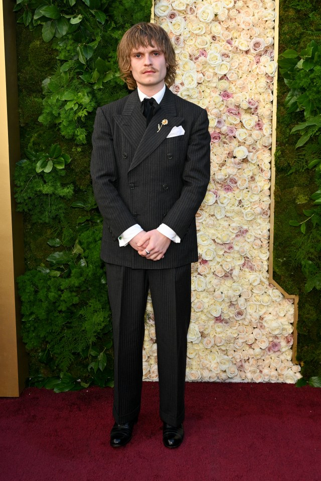 Tom Glynn-Carney at the Golden Globe Awards.