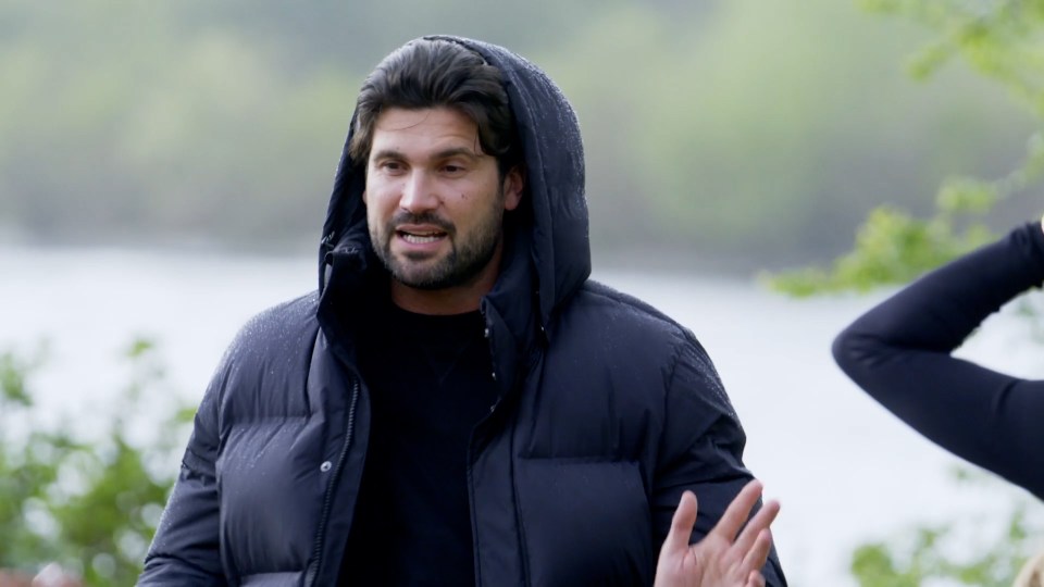 Dan Edgar from The Only Way Is Essex reacting.