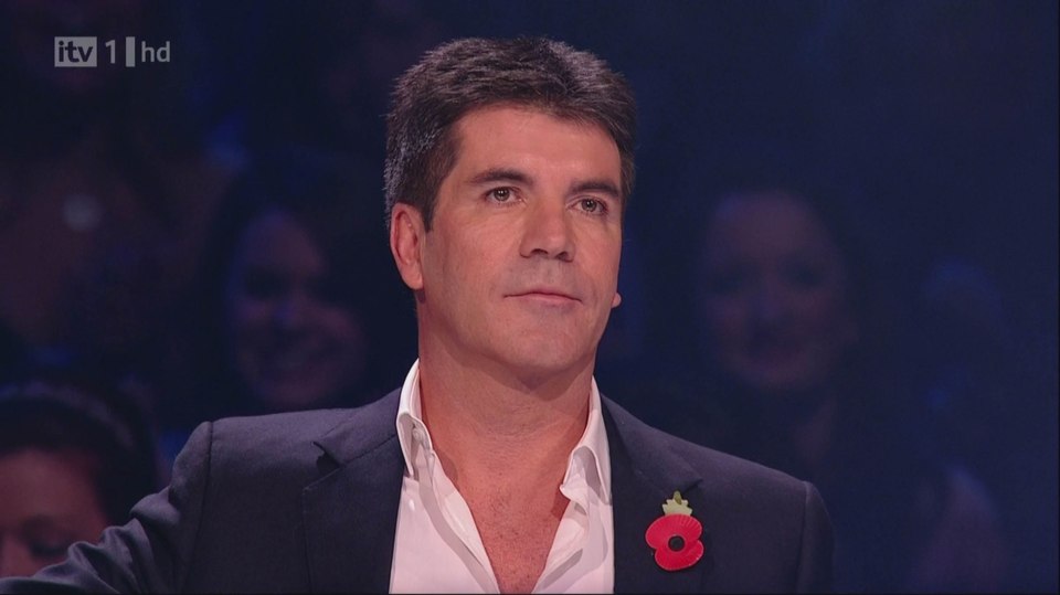 Simon Cowell on The X Factor.