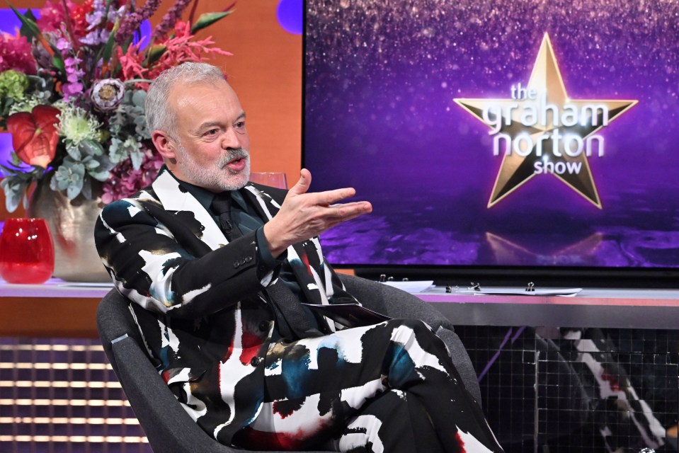 Graham Norton on The Graham Norton Show.