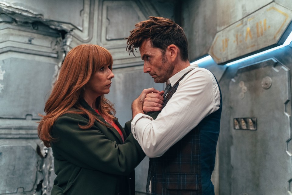 David Tennant and Catherine Tate in Doctor Who 60th Anniversary special.