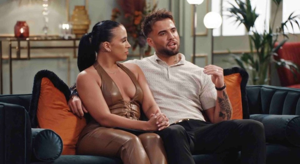 EROTEME.CO.UK FOR UK SALES: Contact Caroline 0208 374 8542 If used, credit E4 Married At First Sight UK Season 9 Episode 8 Picture shows: The commitment ceremony. Lacey and Nathan are on the couch. The experts: Charlene Douglas, Mel Schilling and Paul C. Brunson NON-EXCLUSIVE Date: Thursday 26th September 2024 Job: 240926UT14 London, UK EROTEME.CO.UK Disclaimer note of Eroteme Ltd: Eroteme Ltd does not claim copyright for this image. This image is merely a supply image and payment will be on supply/usage fee only.