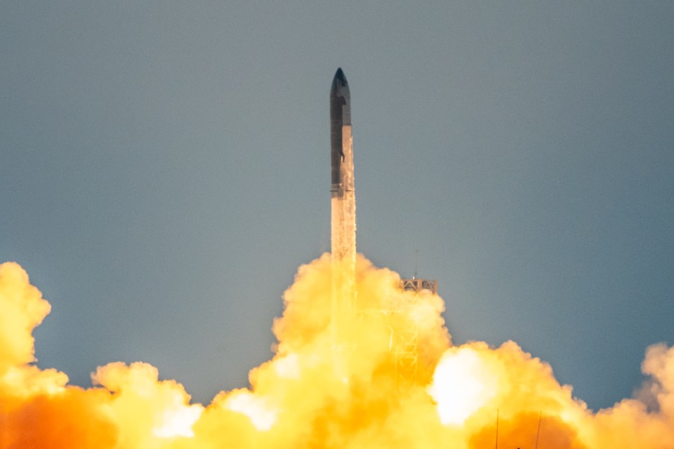 SpaceX Starship launch.