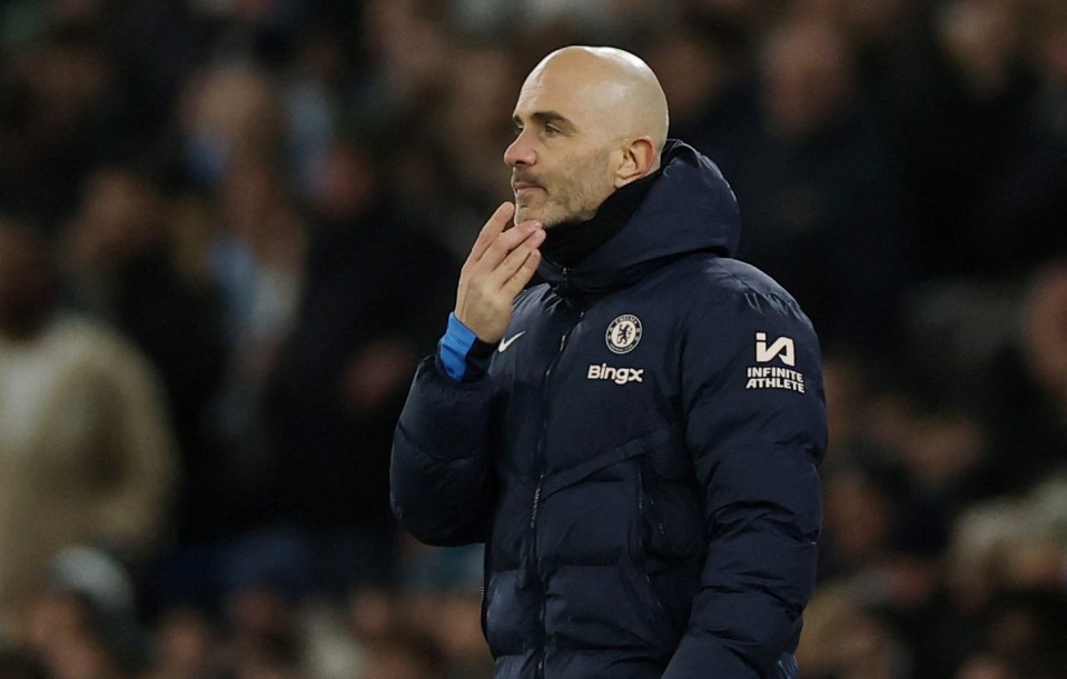 Enzo Maresca, Chelsea manager.