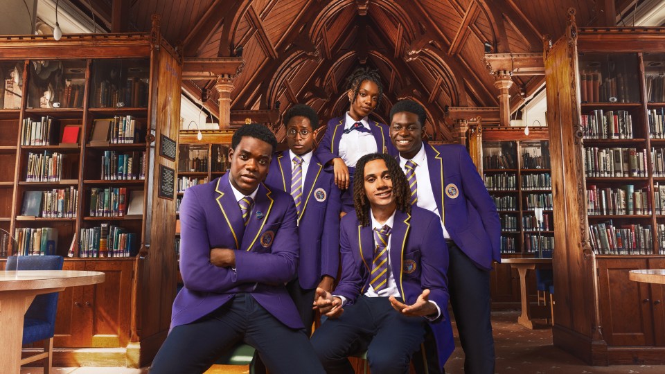Key art for the BBC Three and iPlayer series *Boarders*.