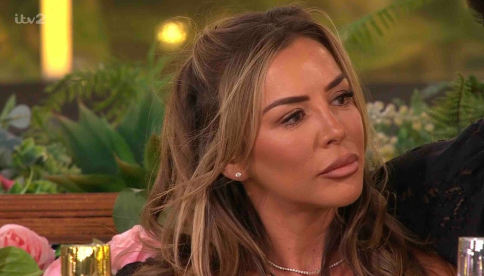 Ekin-Su at a Love Island dinner party.