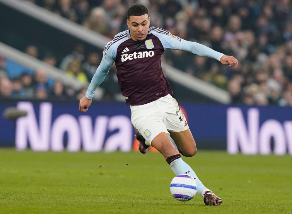 Alamy Live News. 2STYN2G Birmingham, England, 19th February 2025. Aston Villa's Morgan Rogers during the Premier League match at Villa Park, Birmingham. Picture credit should read: Andrew Yates / Sportimage This is an Alamy Live News image and may not be part of your current Alamy deal . If you are unsure, please contact our sales team to check.
