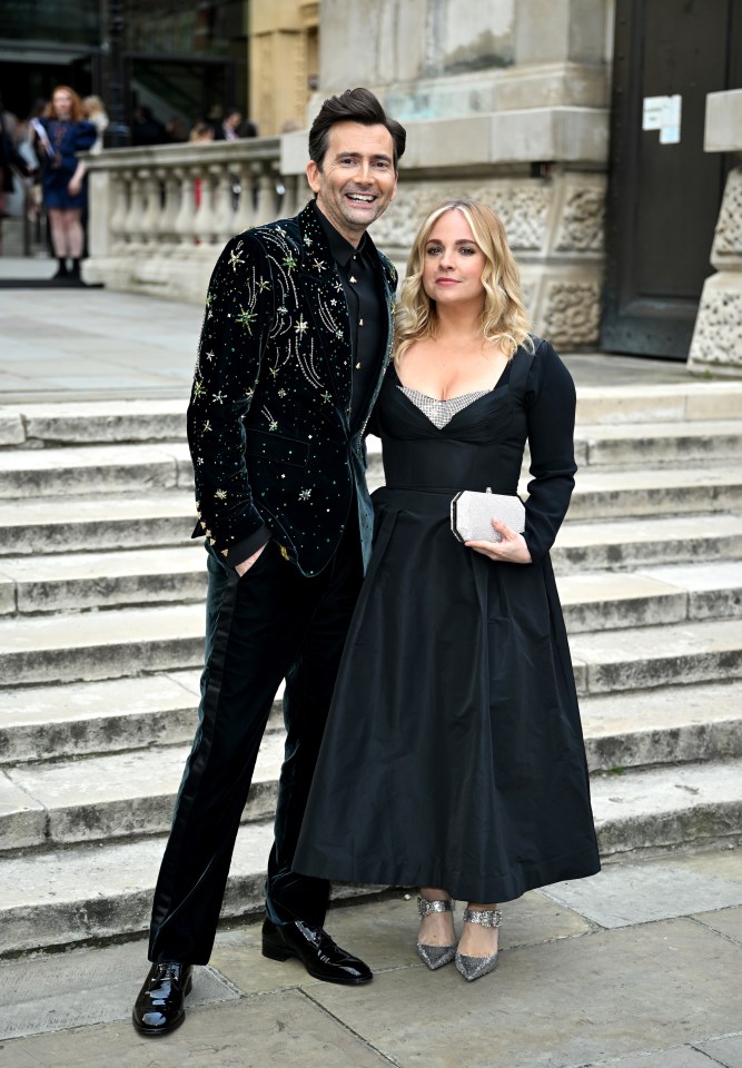David Tennant and Georgia Tennant at the Olivier Awards.