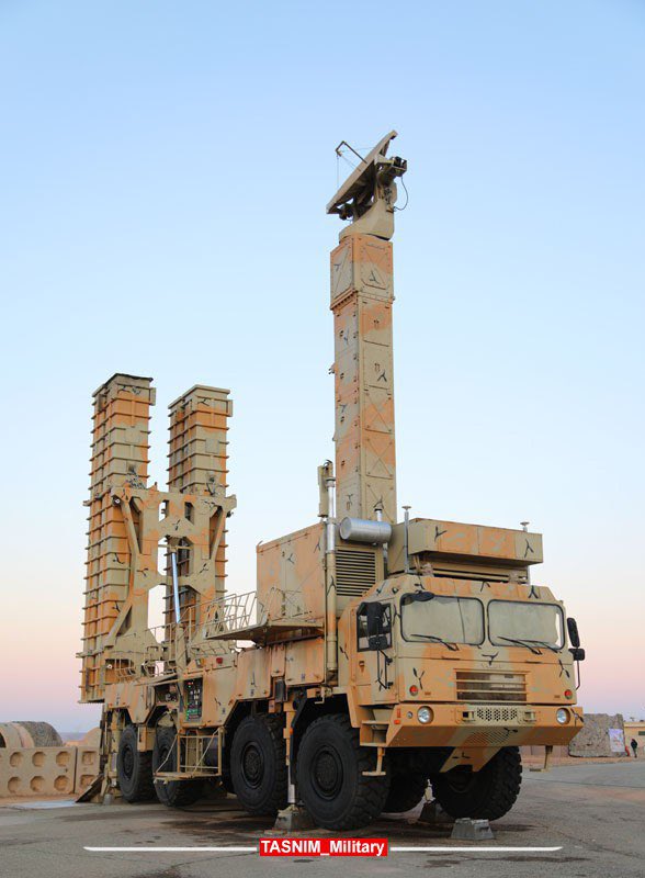 Military mobile air defense system.