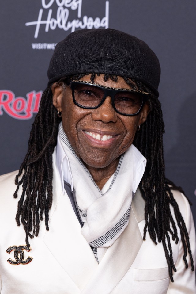 Nile Rodgers at the 2024 Rolling Stone UK Awards.