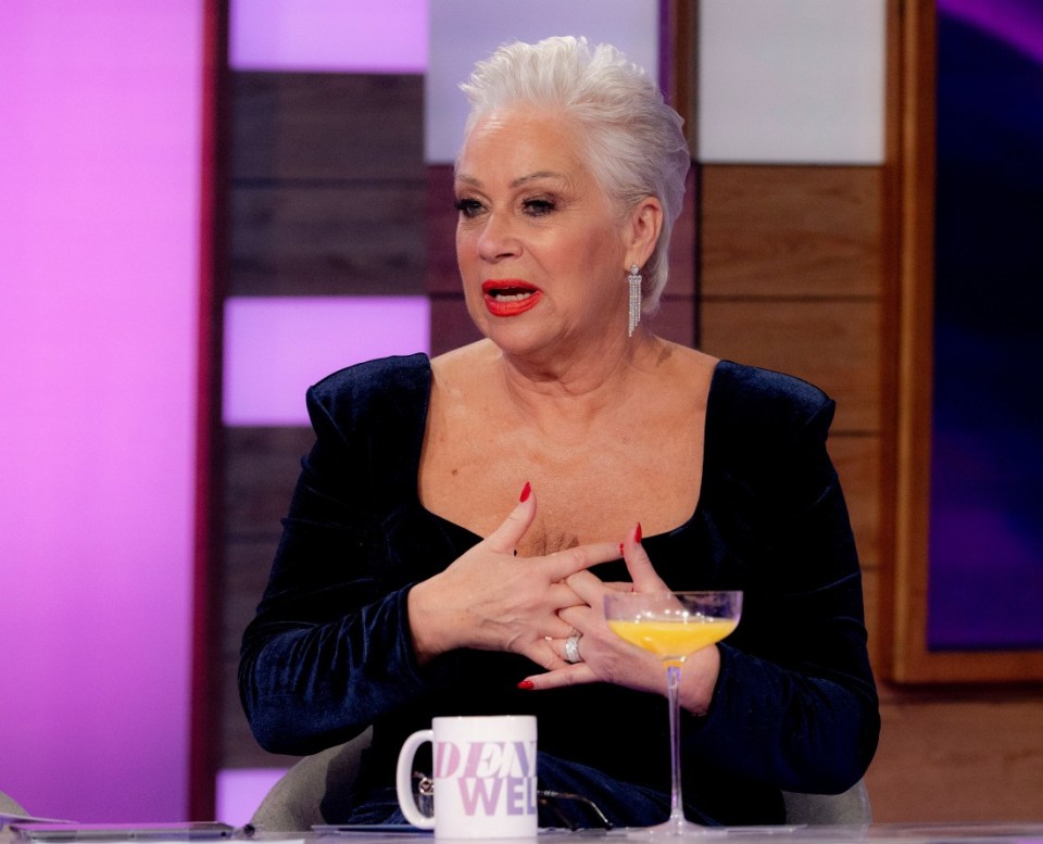 Editorial use only Mandatory Credit: Photo by Ken McKay/ITV/REX/Shutterstock (14385343s) Denise Welch 'Loose Women' TV show, London, UK - 11 Mar 2024