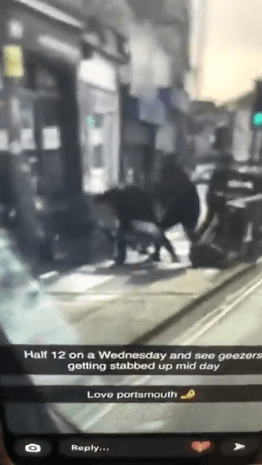 Screenshot of a street fight.